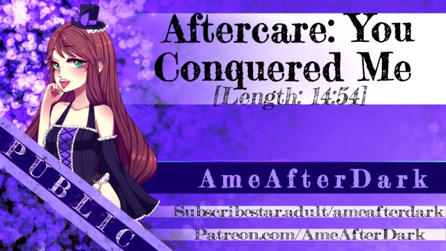 You Conquered Me! Aftercare Audio