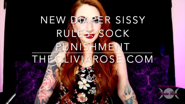 New Diaper Sissy Rules: Sock challenge Free Preview
