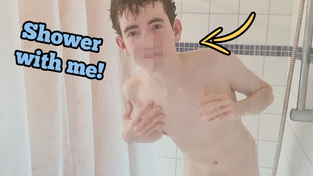 I shower in front of you and wash my beautiful body with no mask - 4k