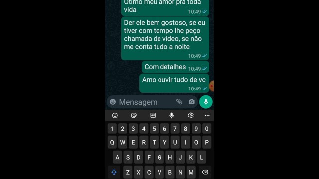 Esposa explorando pro corno deixar ela ir para o motel com o comedor, safada tá com o cu piscando