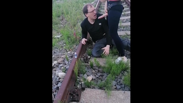 Public anal session on train station. Full video on my Onlyfans ( link in bio)