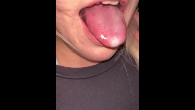 A sick girl is coughing hocking and spitting nasty and thick loogies mucus and phlegm
