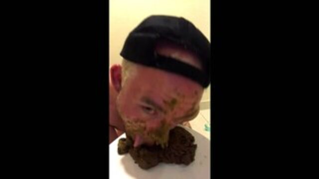 licking shit with a shit facial