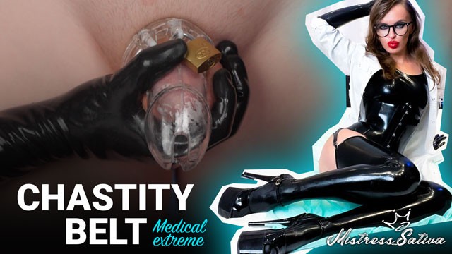 FEMDOM chastity belt | DR. MISTRESS SATIVA & slave