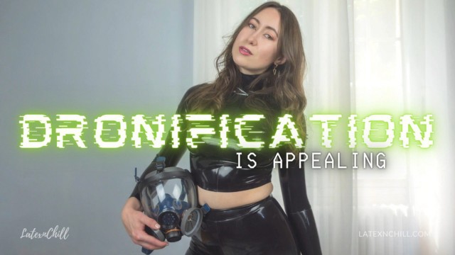 latex mistress dronifies you gasmask dronification rubber drone femdom pov latexnchill