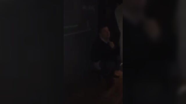 Drunk guy poops on nightclub dance floor