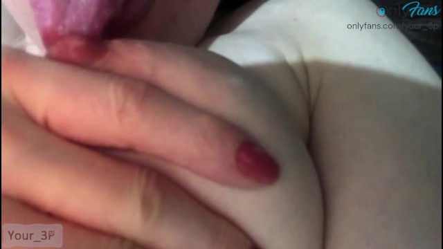 Self sucking my pink nipples..This is Single Life!